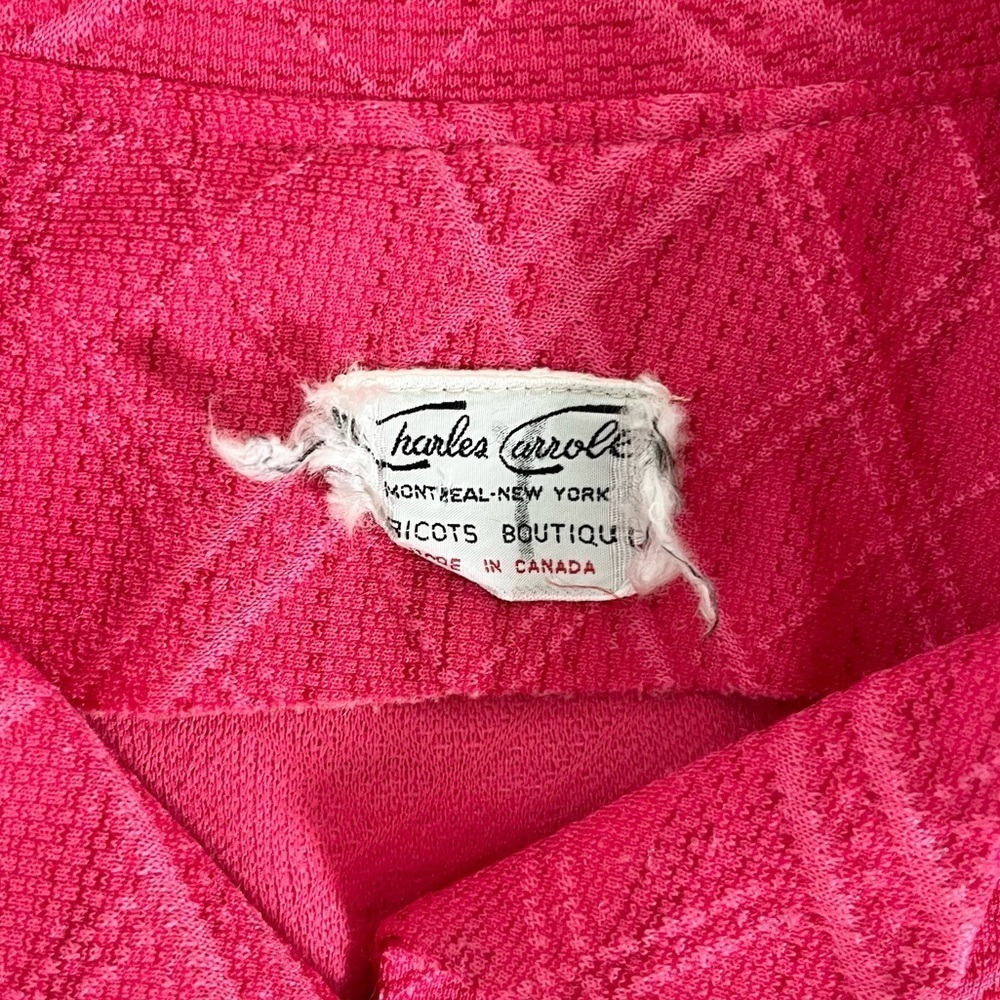 Vintage Charles Carroll Barbiecore Hot Pink Blazer - Size 12 - Picture 7 of 11